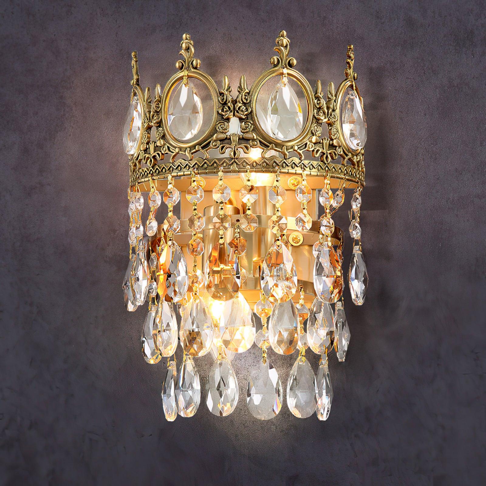 Ulliryra Vintage Crystal Wall Light