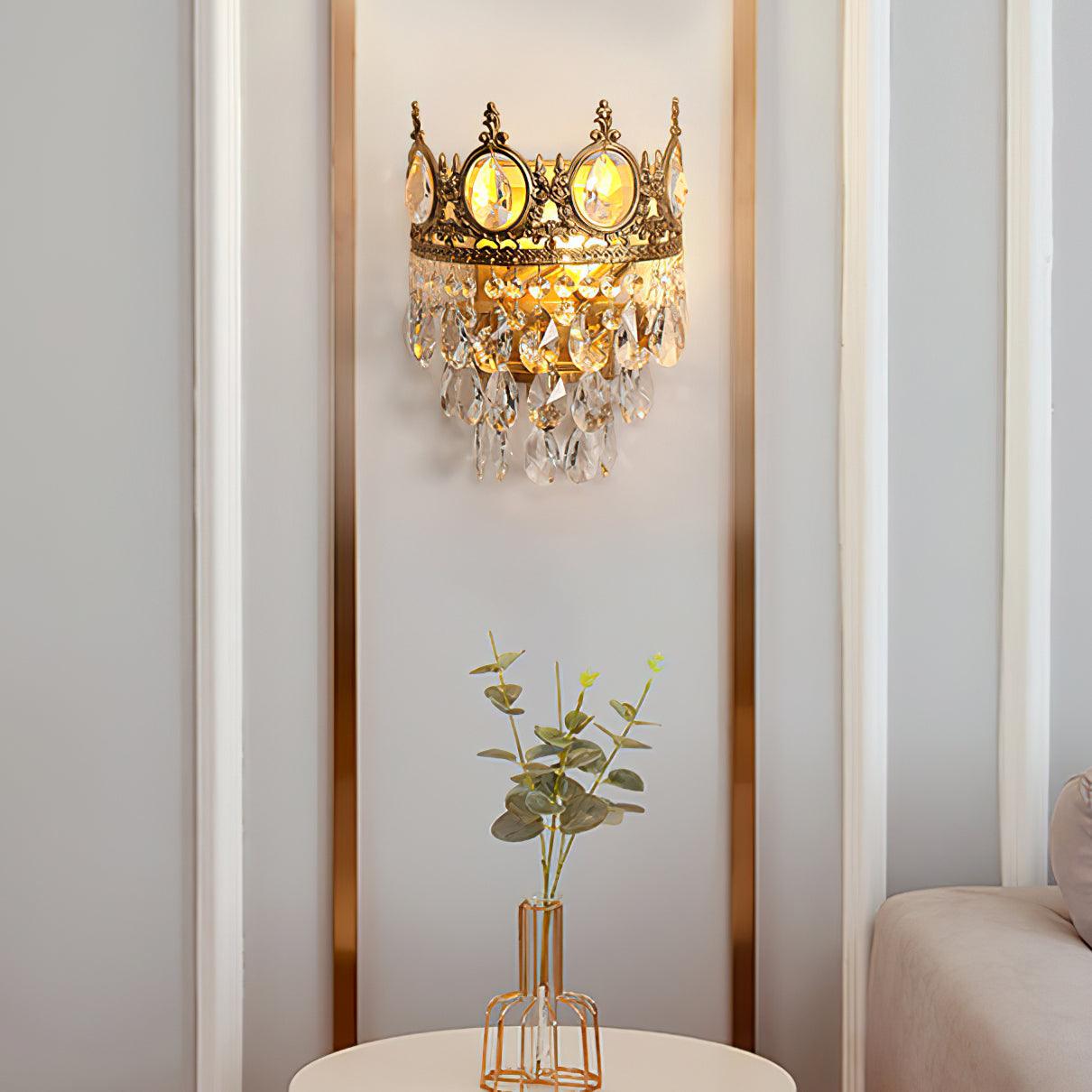 Ulliryra Vintage Crystal Wall Light