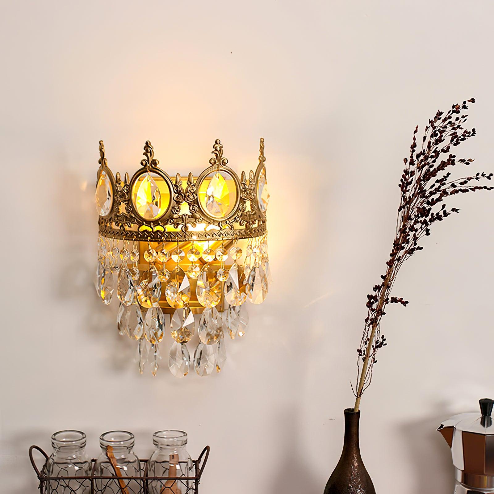 Ulliryra Vintage Crystal Wall Light