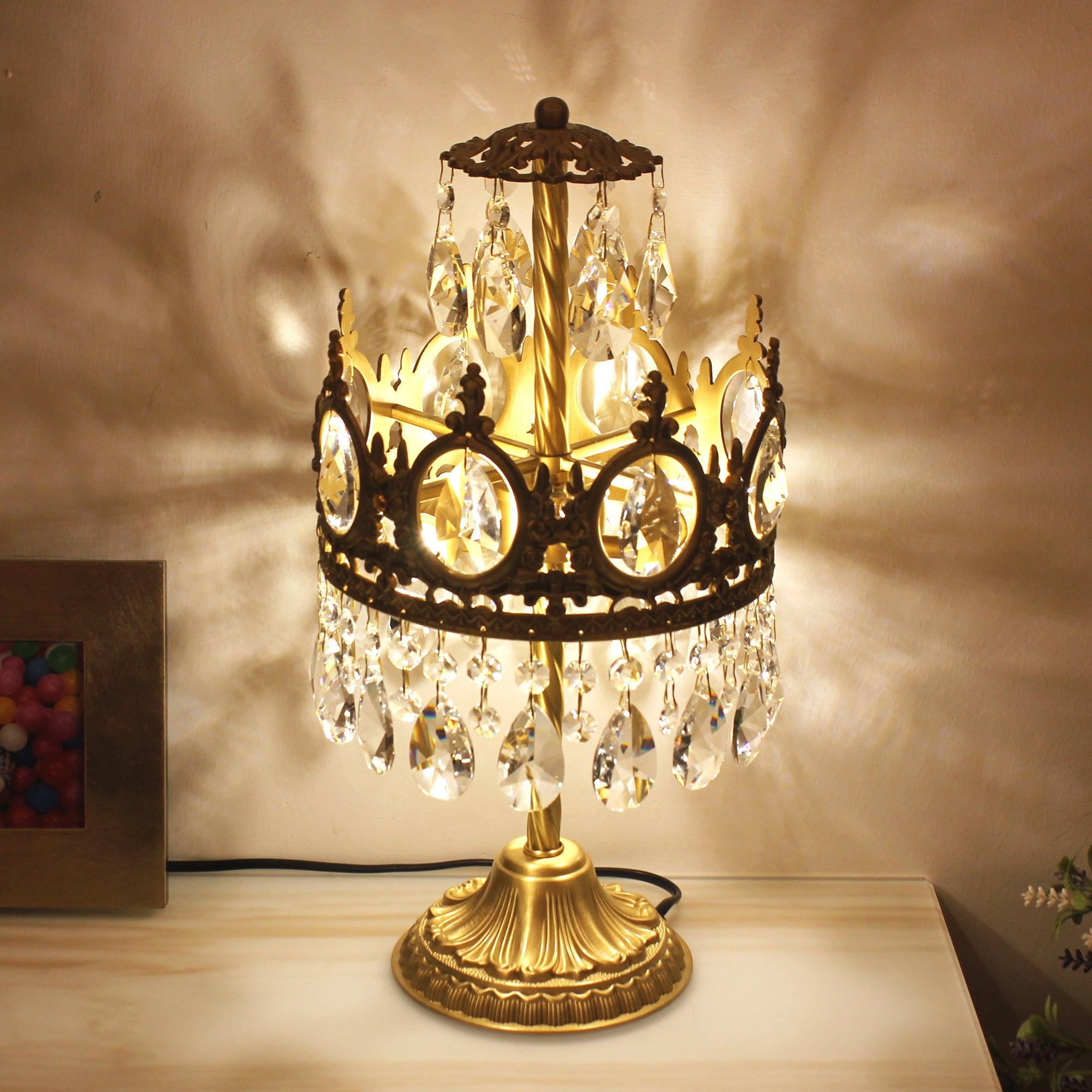 Regalia Vintage Crystal Table Light - Letslighting