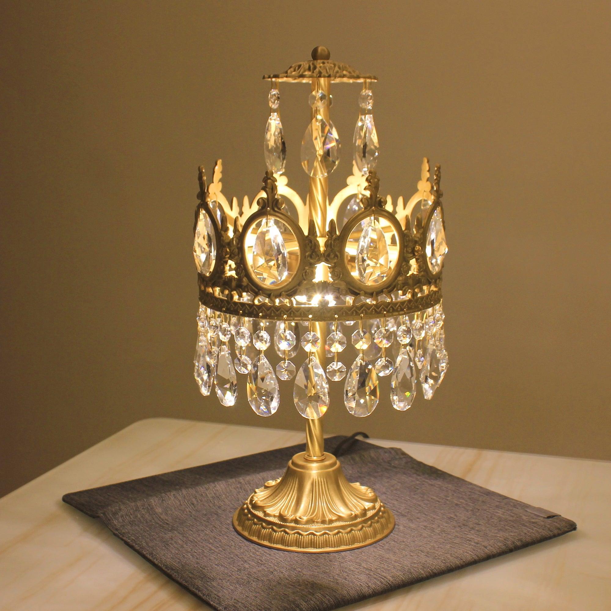 Regalia Vintage Crystal Table Light - Letslighting