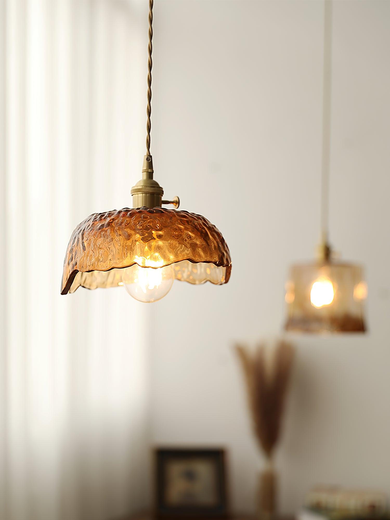 Lioracr Vintage Glass Pendant Light - Letslighting