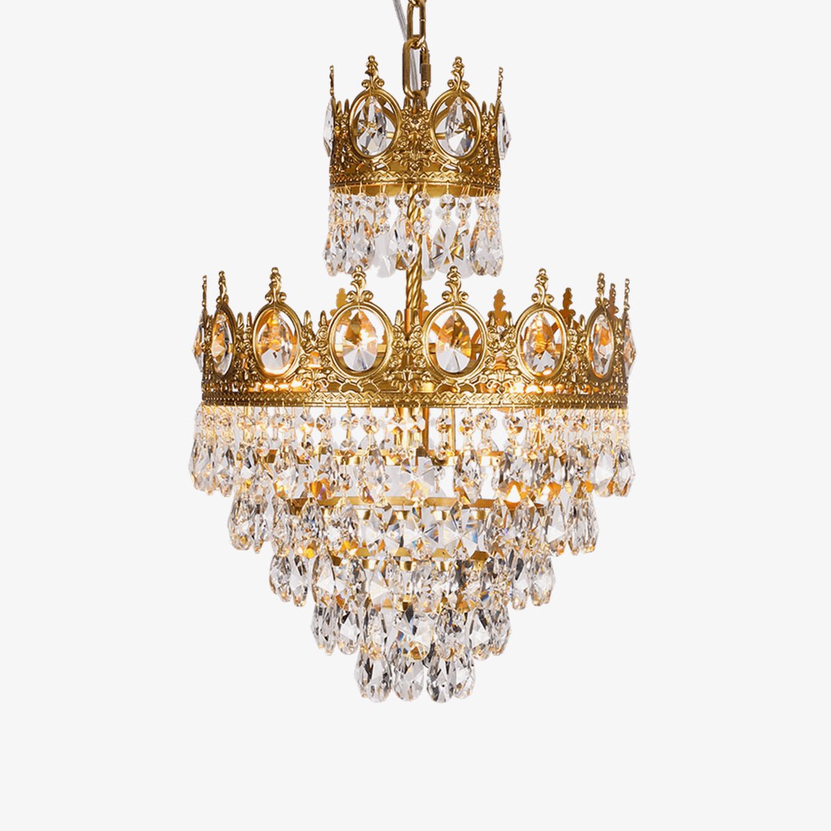 Lustra Pendant Lamp Vintage Crystal Droplets - Letslighting