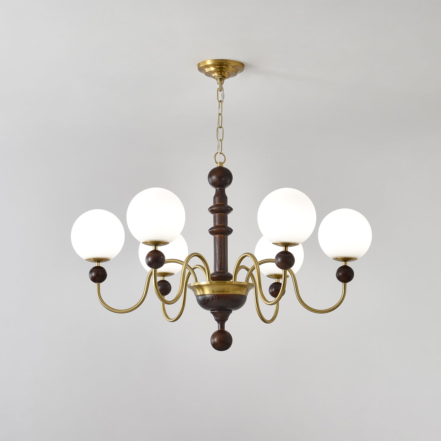 Aurora Chandelier Vintage Curved Sphere - Letslighting