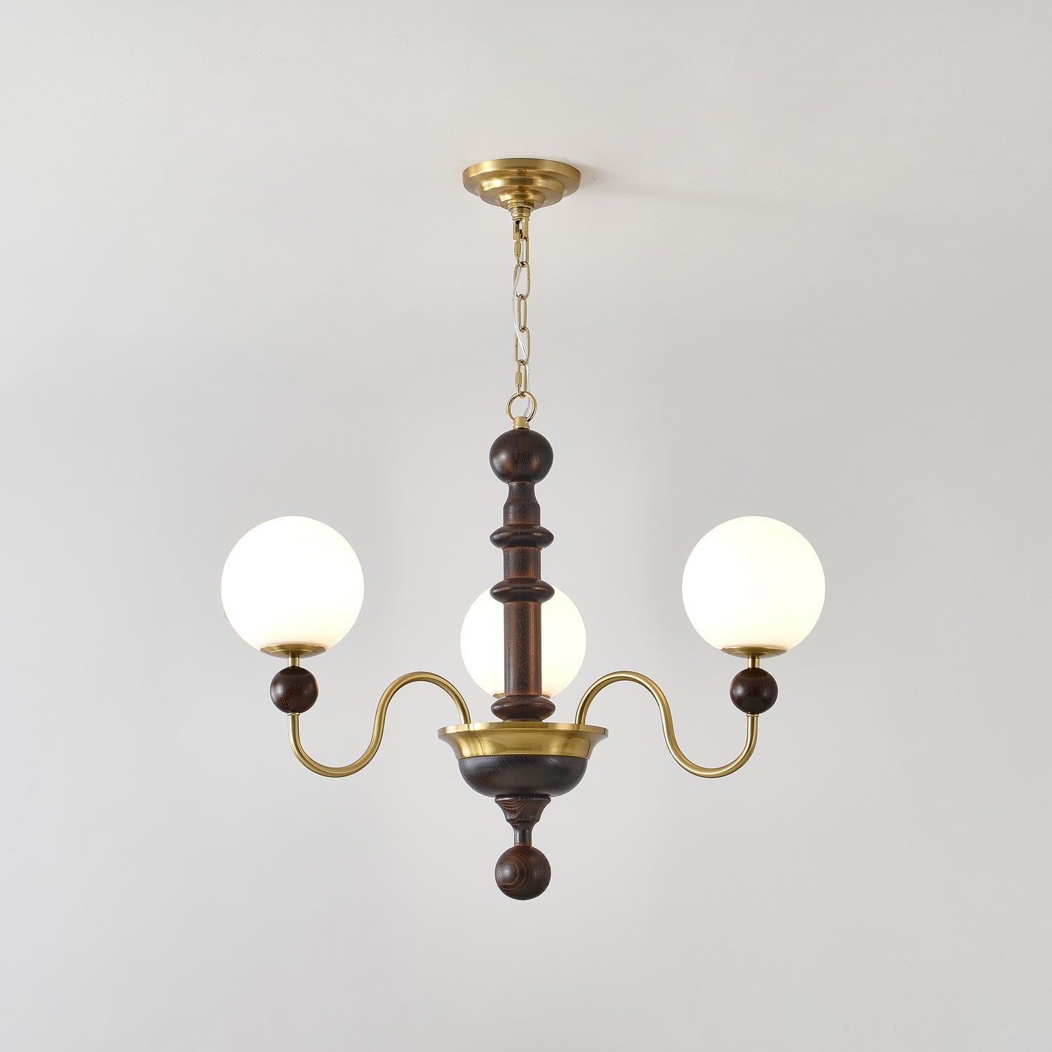 Aurora Chandelier Vintage Curved Sphere - Letslighting