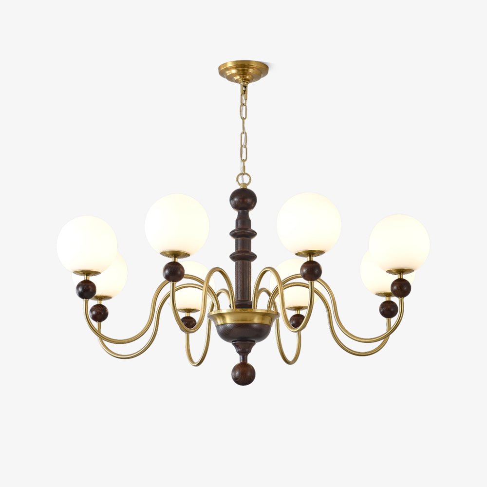 Aurora Chandelier Vintage Curved Sphere - Letslighting
