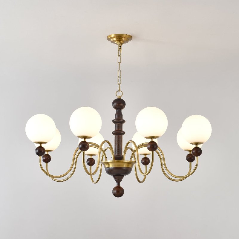 Aurora Chandelier Vintage Curved Sphere - Letslighting