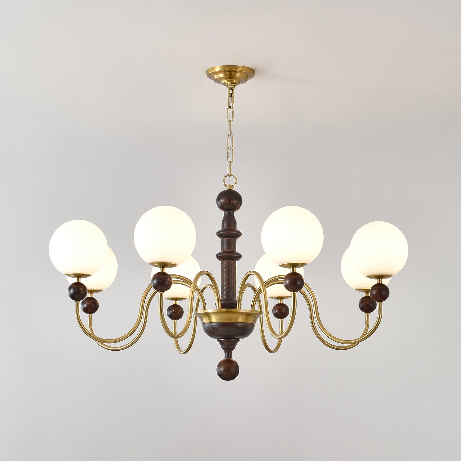 Aurora Chandelier Vintage Curved Sphere - Letslighting