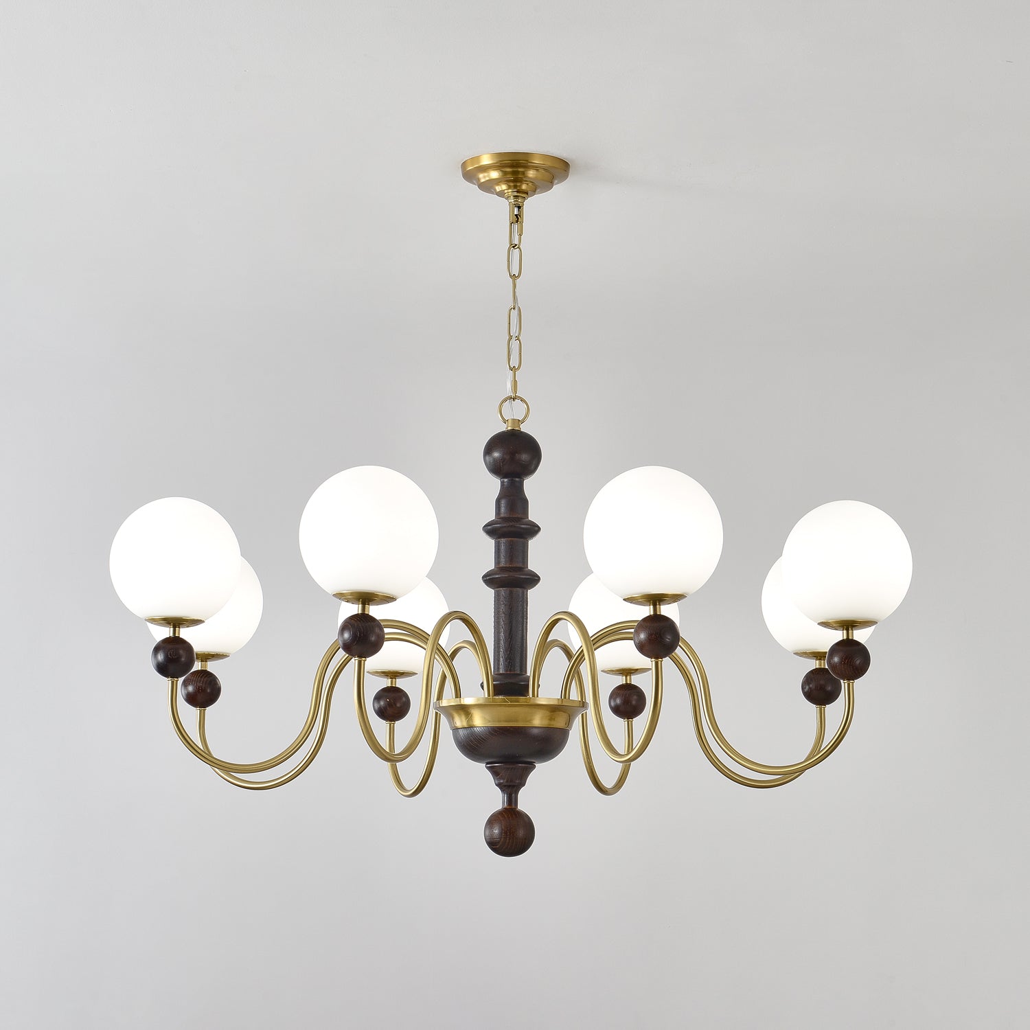 Aurora Chandelier Vintage Curved Sphere - Letslighting