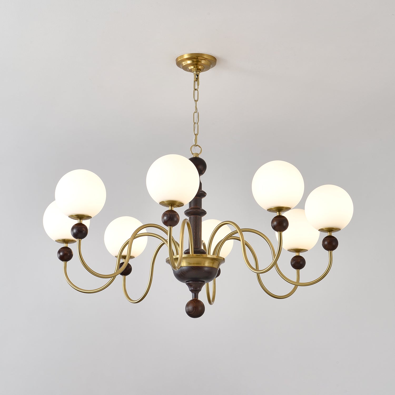 Aurora Chandelier Vintage Curved Sphere - Letslighting