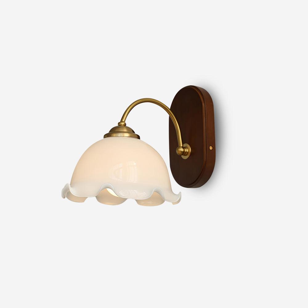 Esola White Glass Wall Lamp - Letslighting