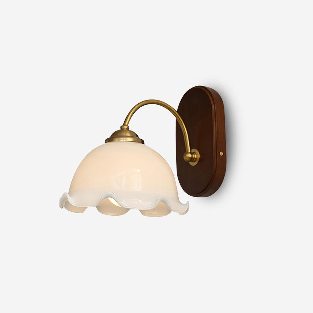 Esola White Glass Wall Lamp - Letslighting