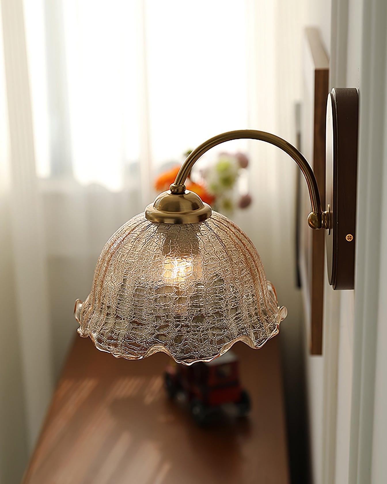 Esola White Glass Wall Lamp - Letslighting