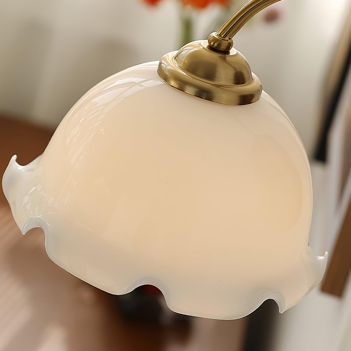 Esola White Glass Wall Lamp - Letslighting