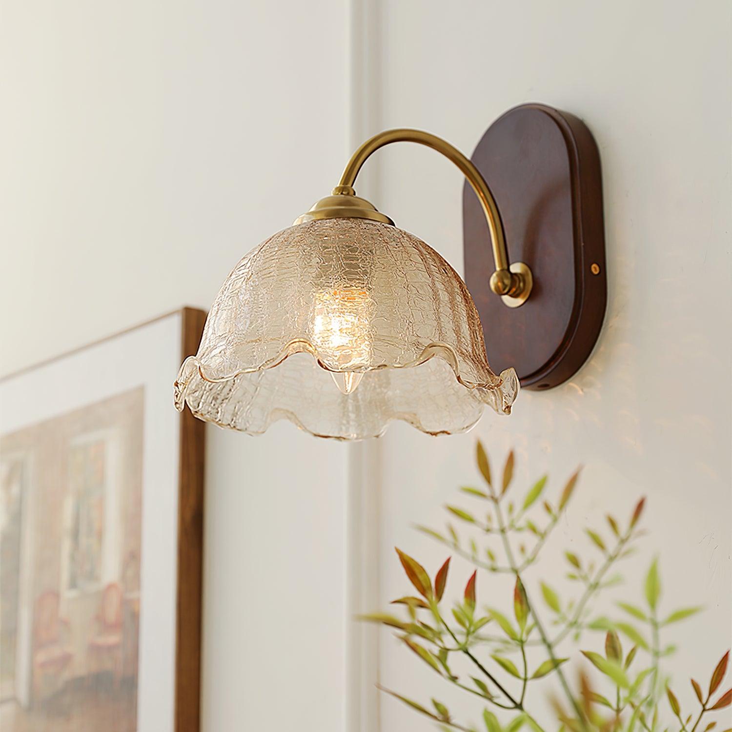 Esola White Glass Wall Lamp - Letslighting