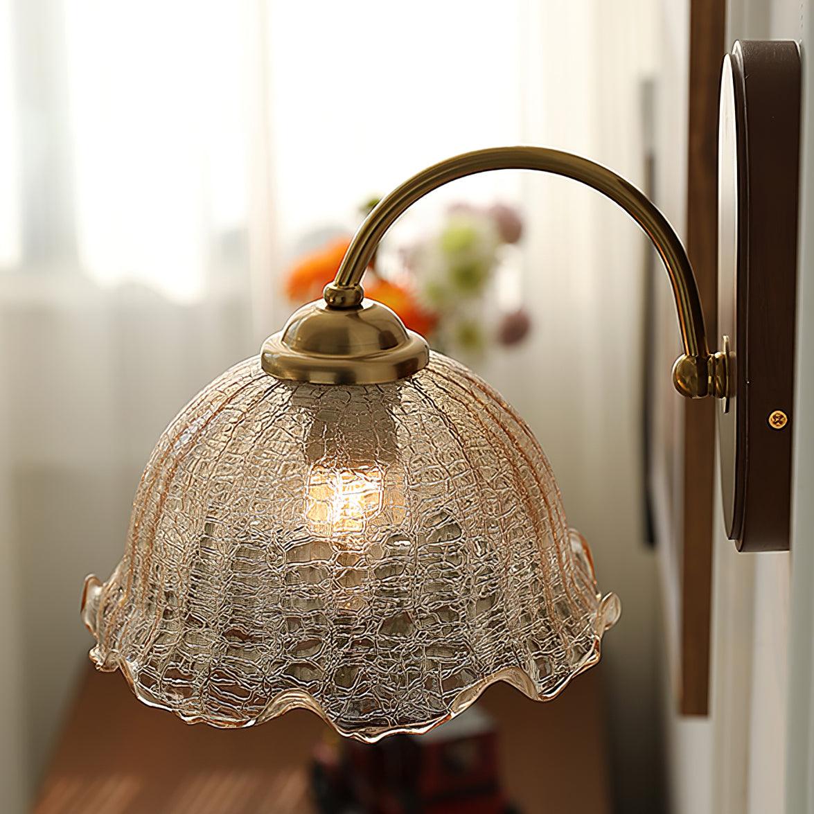 Esola White Glass Wall Lamp - Letslighting