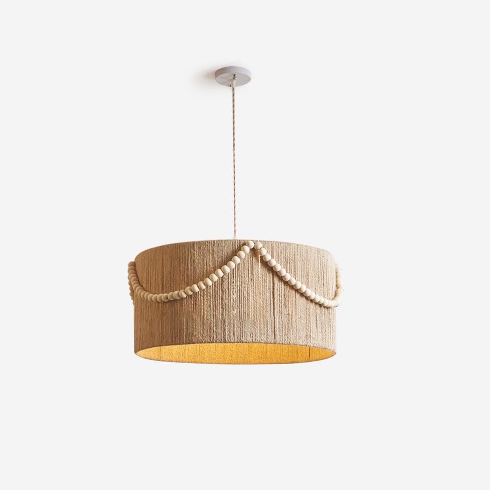Liviza Pendant Lamp Jute Handwoven Organic Vintage - Letslighting