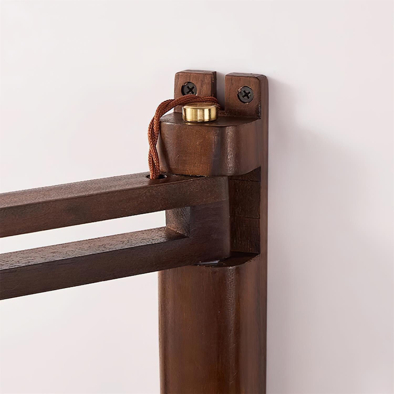 Geyla Rustic Wooden Wall Lamp Plug /Hardwire