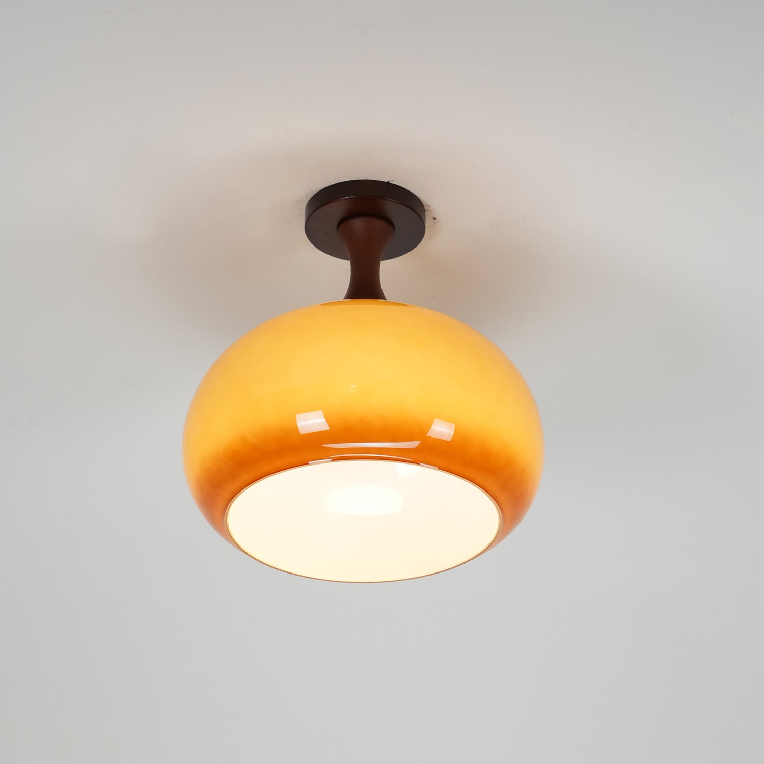 Liora Amber Glass Ceiling Light - Letslighting