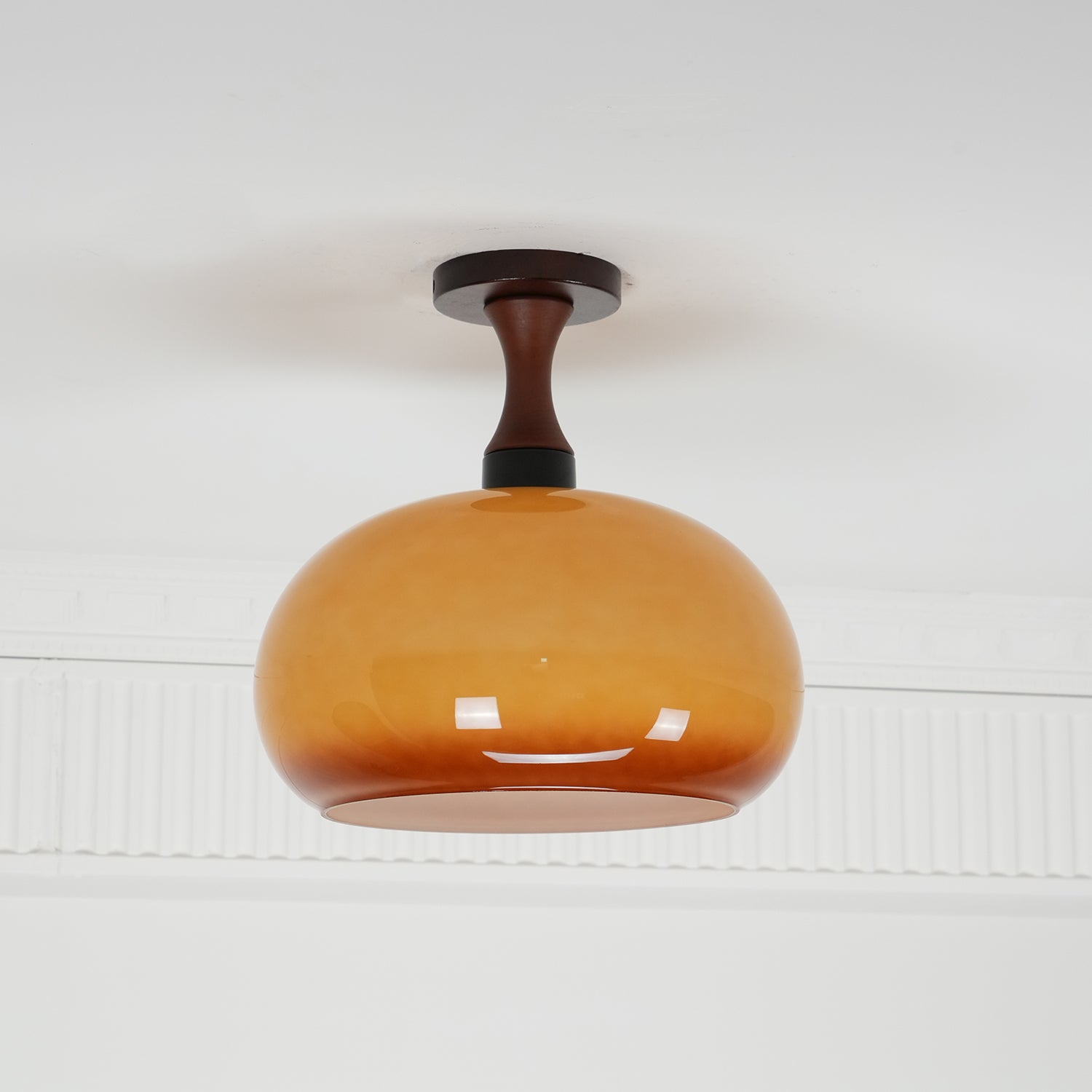 Liora Amber Glass Ceiling Light - Letslighting