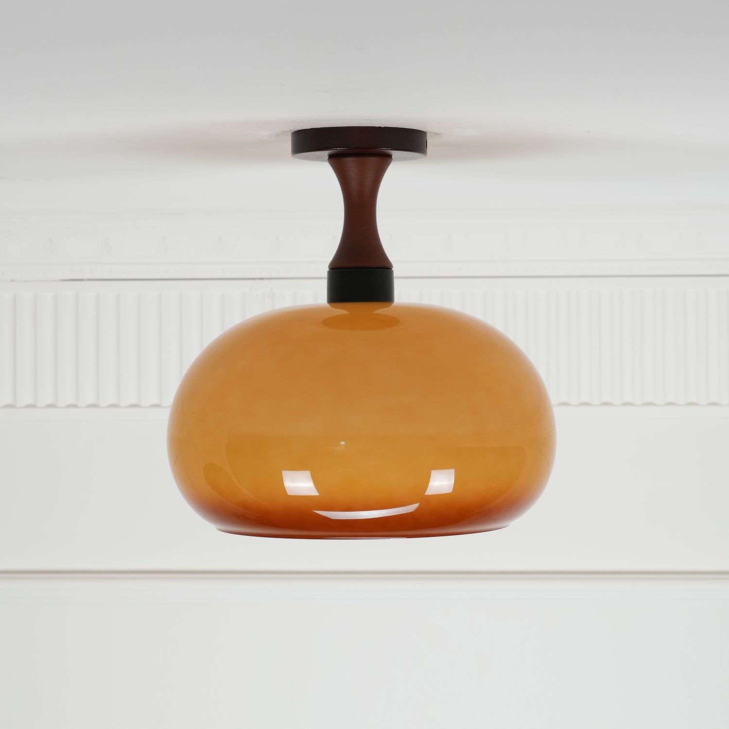 Liora Amber Glass Ceiling Light - Letslighting