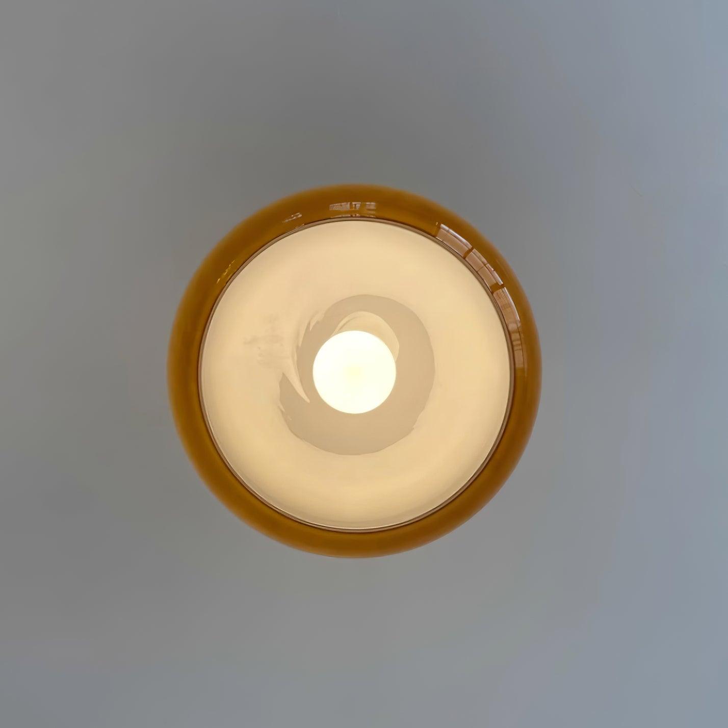 Liora Amber Glass Ceiling Light - Letslighting