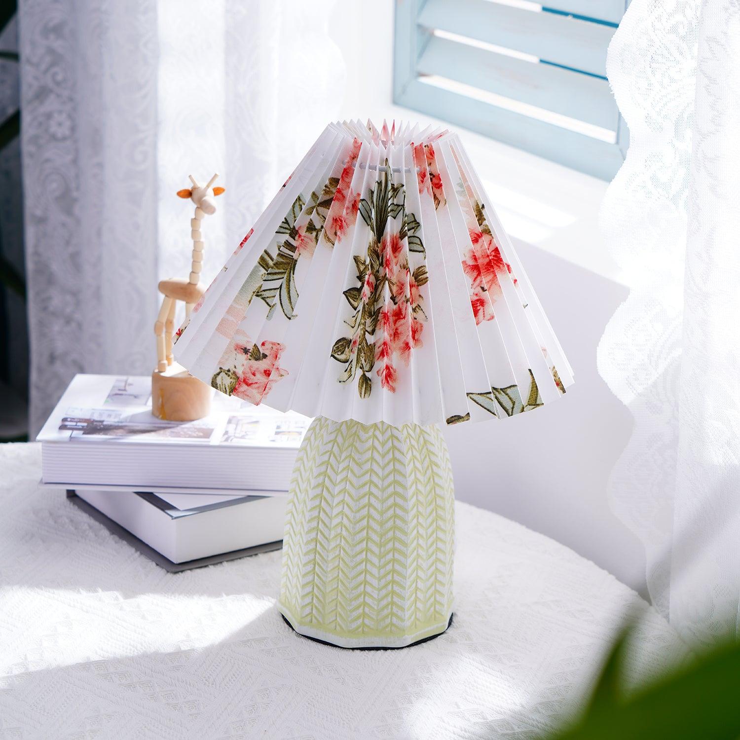 Zenove Fabric Vintage Table Lamp - Letslighting