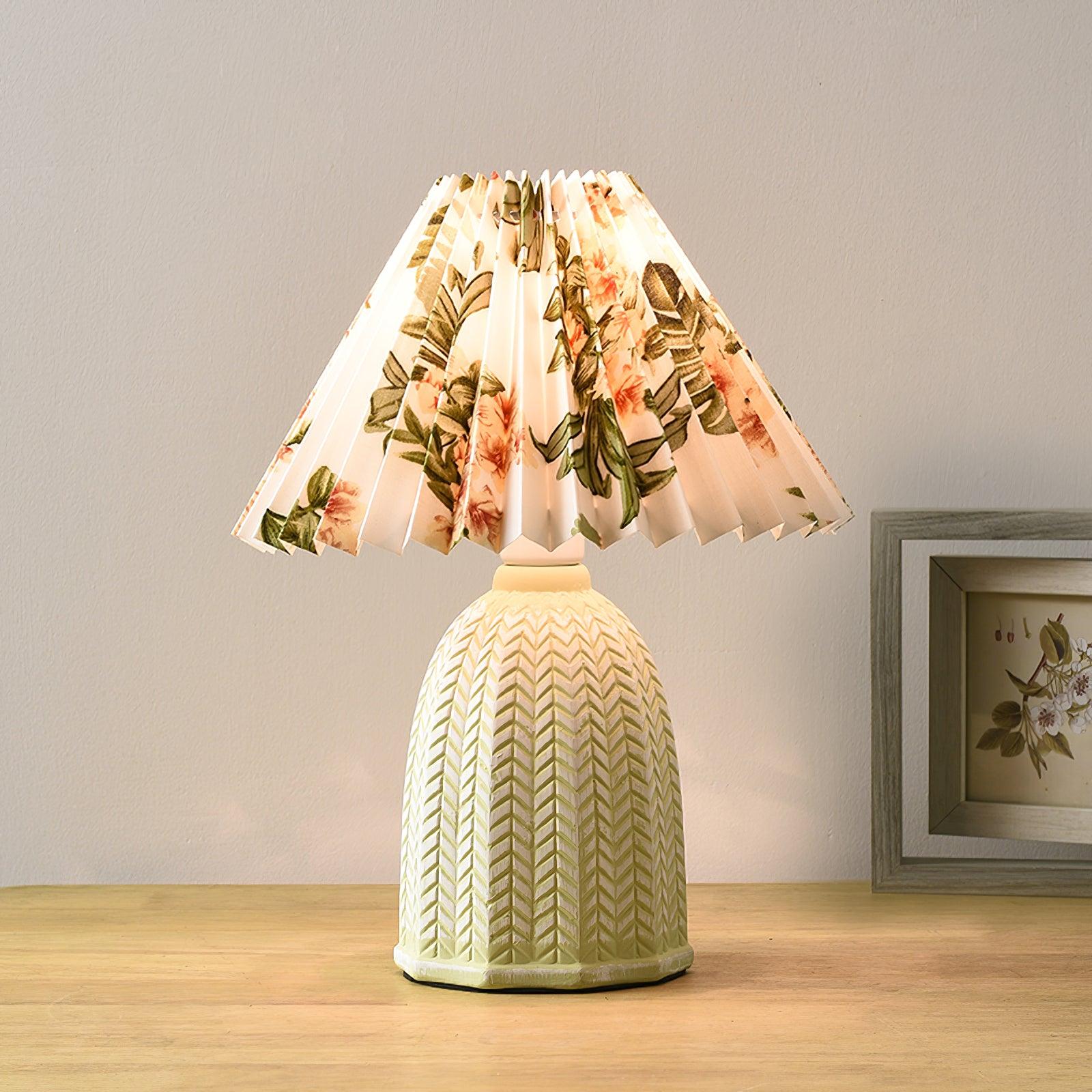 Zenove Fabric Vintage Table Lamp - Letslighting