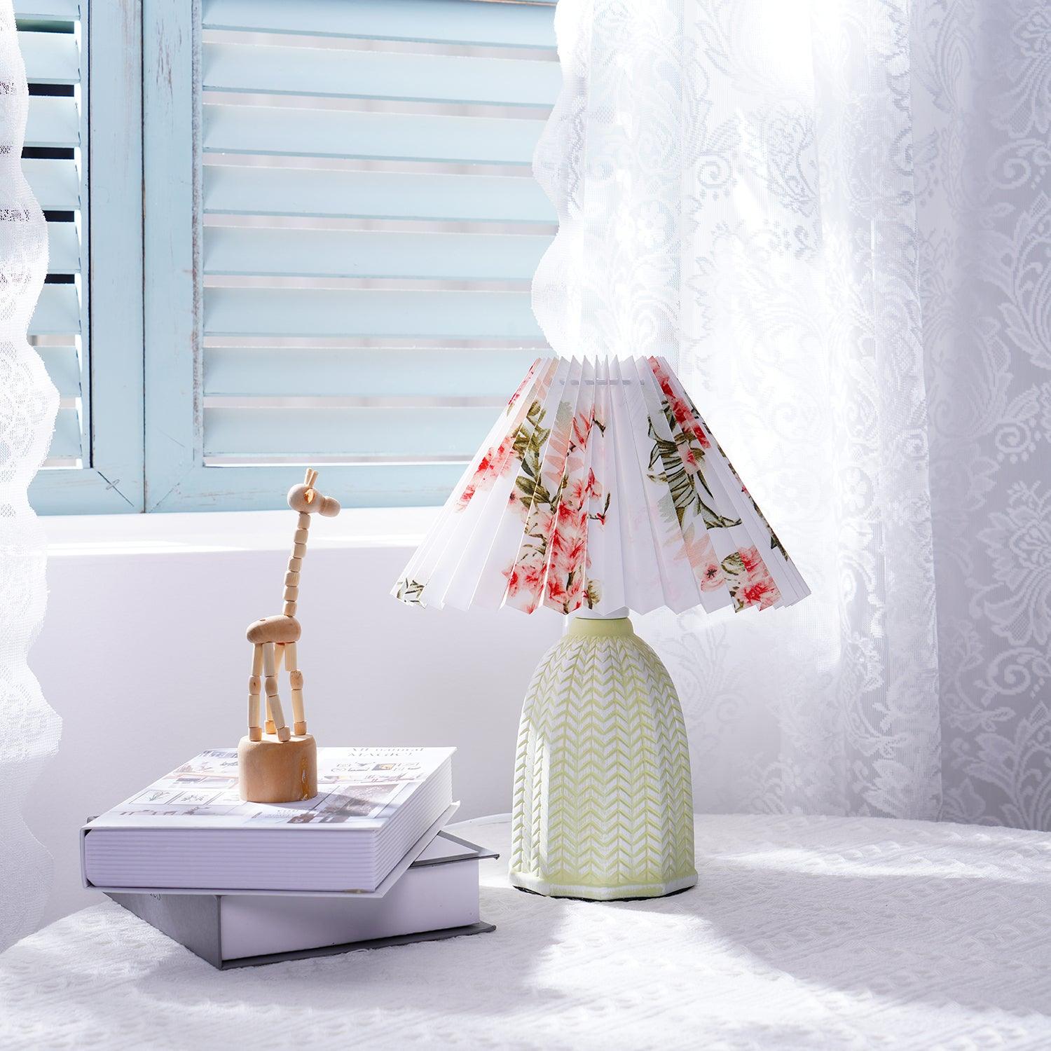 Zenove Fabric Vintage Table Lamp - Letslighting