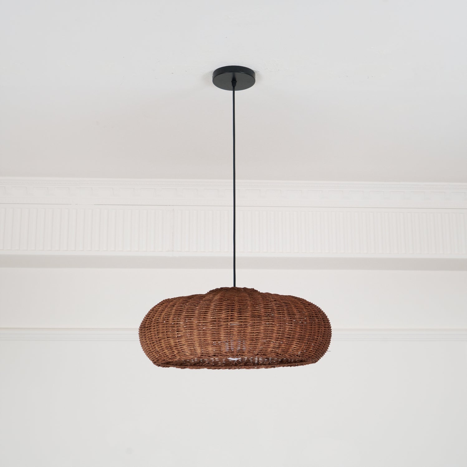 Vintage Rattan Pendant Lamp - Blowlighting