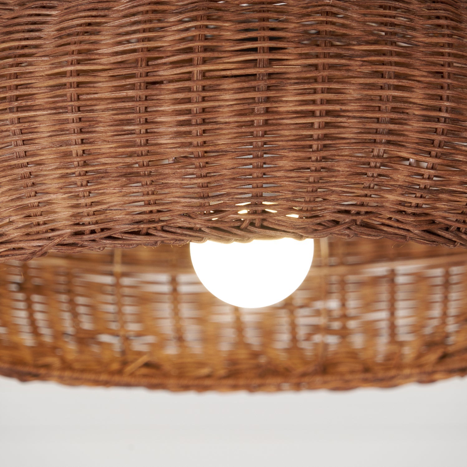 Vintage Rattan Pendant Lamp - Blowlighting