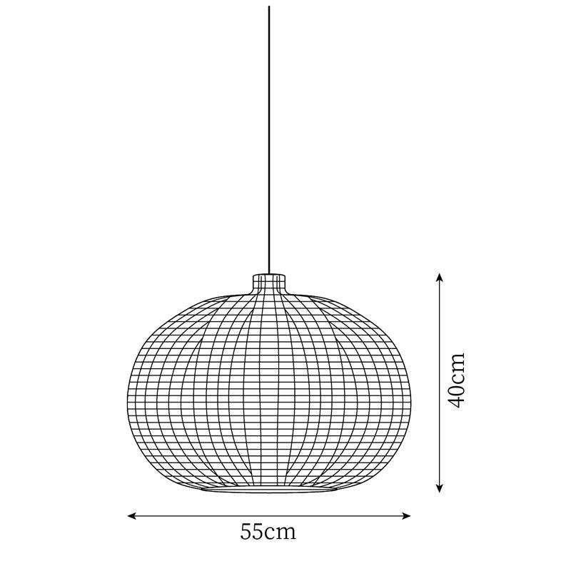 Savana Rattan Pendant Light - Letslighting