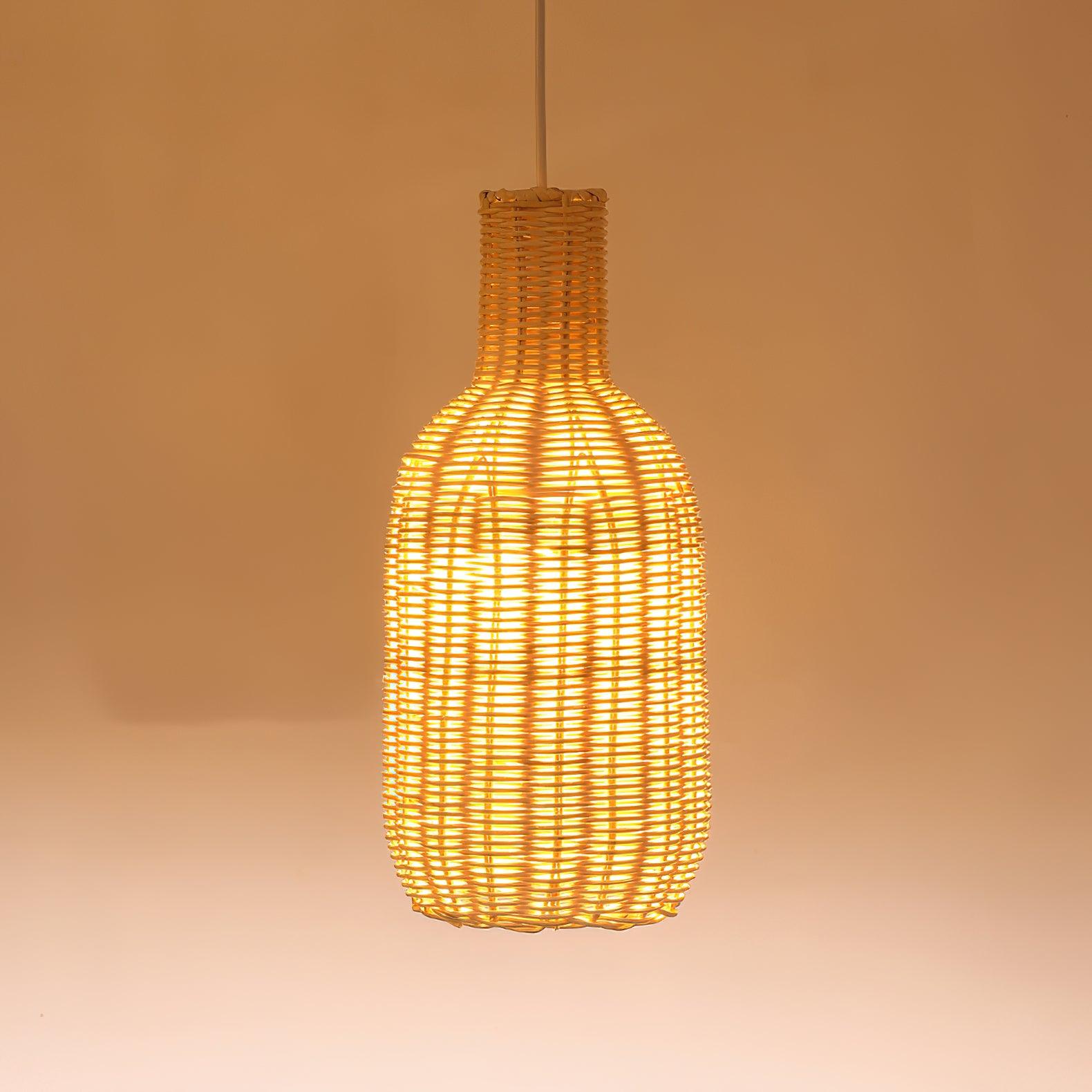 Vintage Rattan Pendant Lamp - Blowlighting