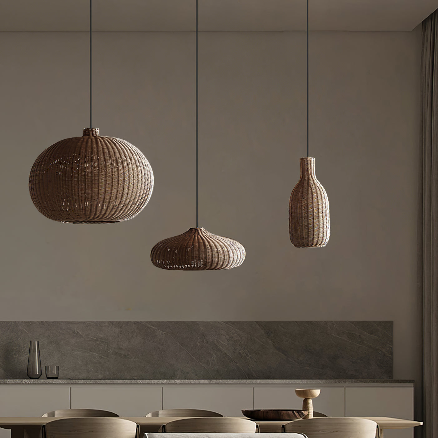 Savana Rattan Pendant Light - Letslighting