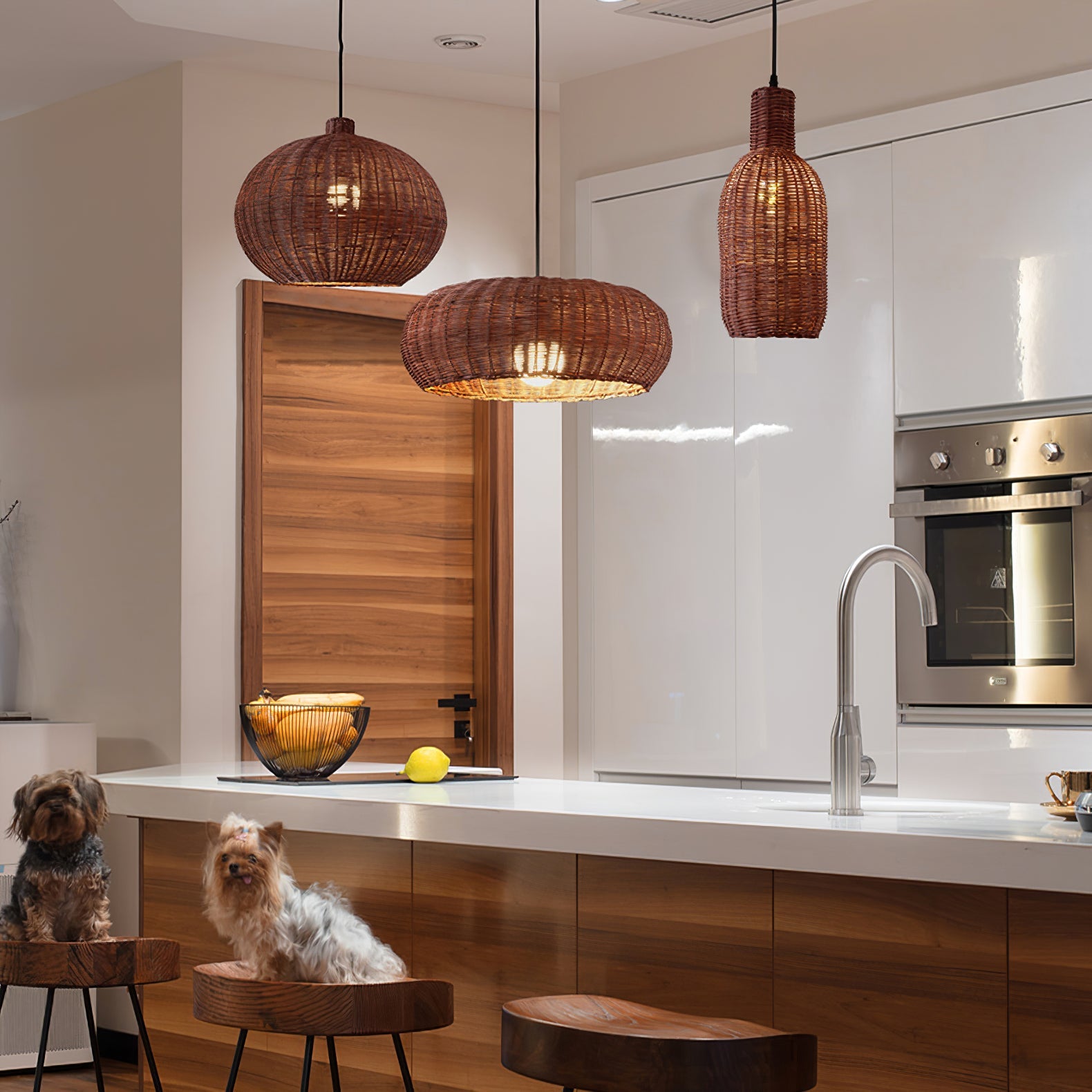 Savana Rattan Pendant Light - Letslighting