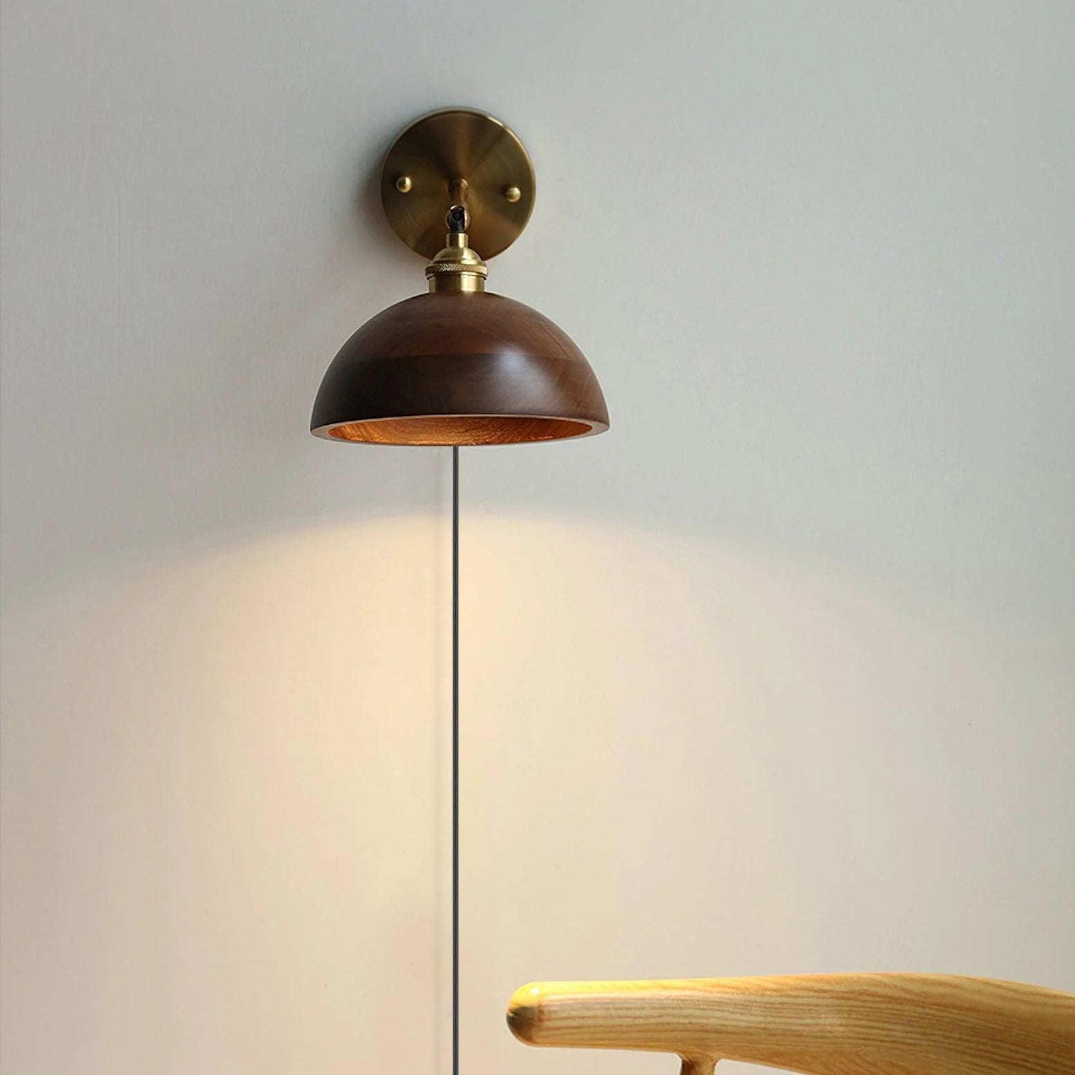 Lumocse Vintage Wood Wall Lamp - Letslighting