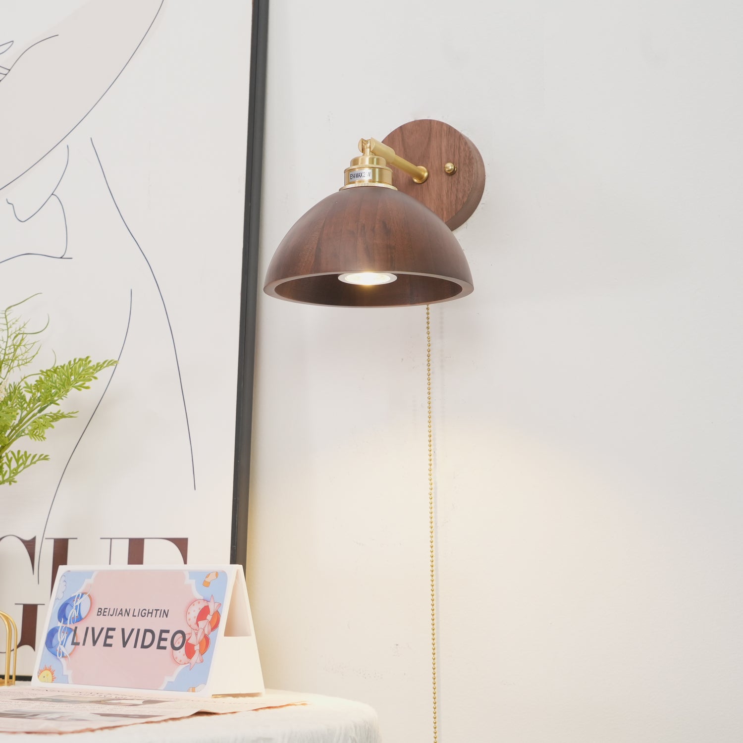 Arsole Traditional Elegance Pull Brass Wall Lamp - Letslighting