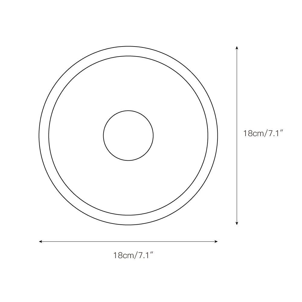 Ollaeos Modern Minimalist Disc Marble Wall Lamp - Letslighting
