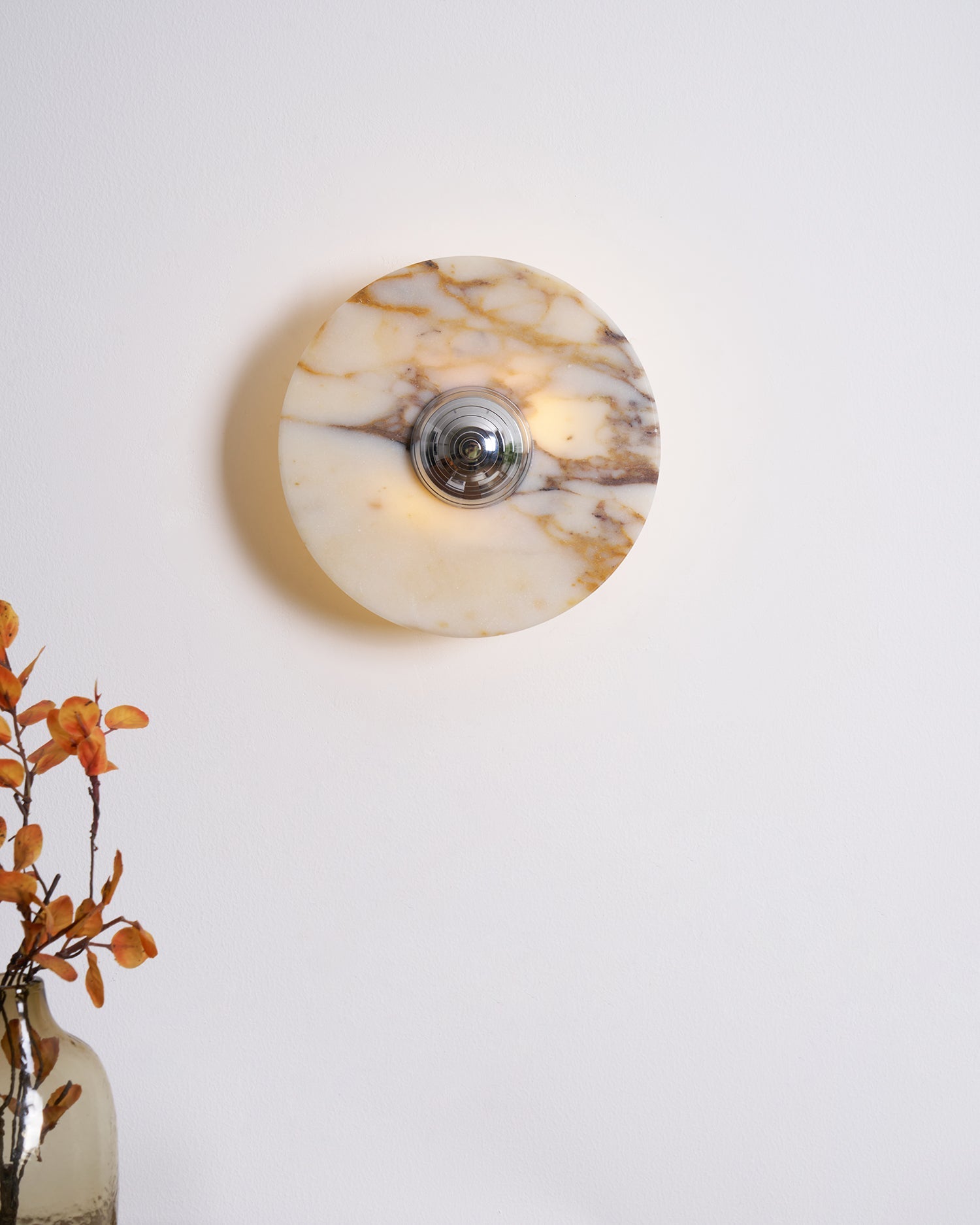 Wall Lamp Marble Disc LED Modern Light Fixture Multiple Colors - Letslighting