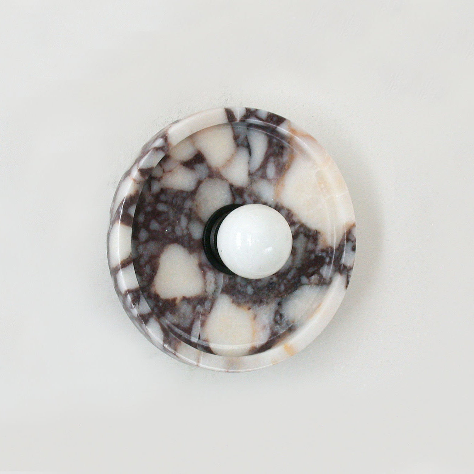 Ollaeos Modern Minimalist Disc Marble Wall Lamp - Letslighting