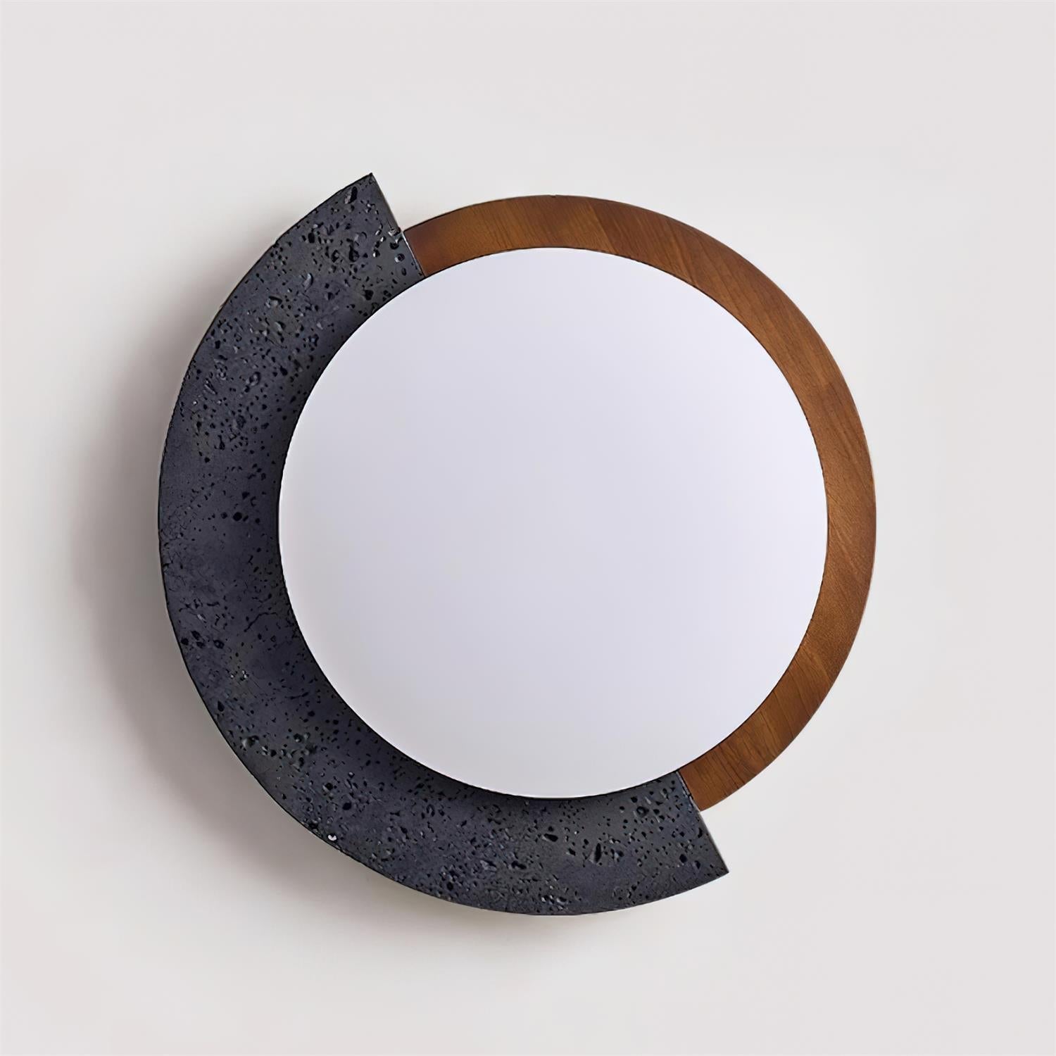 Ritta  Travertine Oval LED Ceiling Light