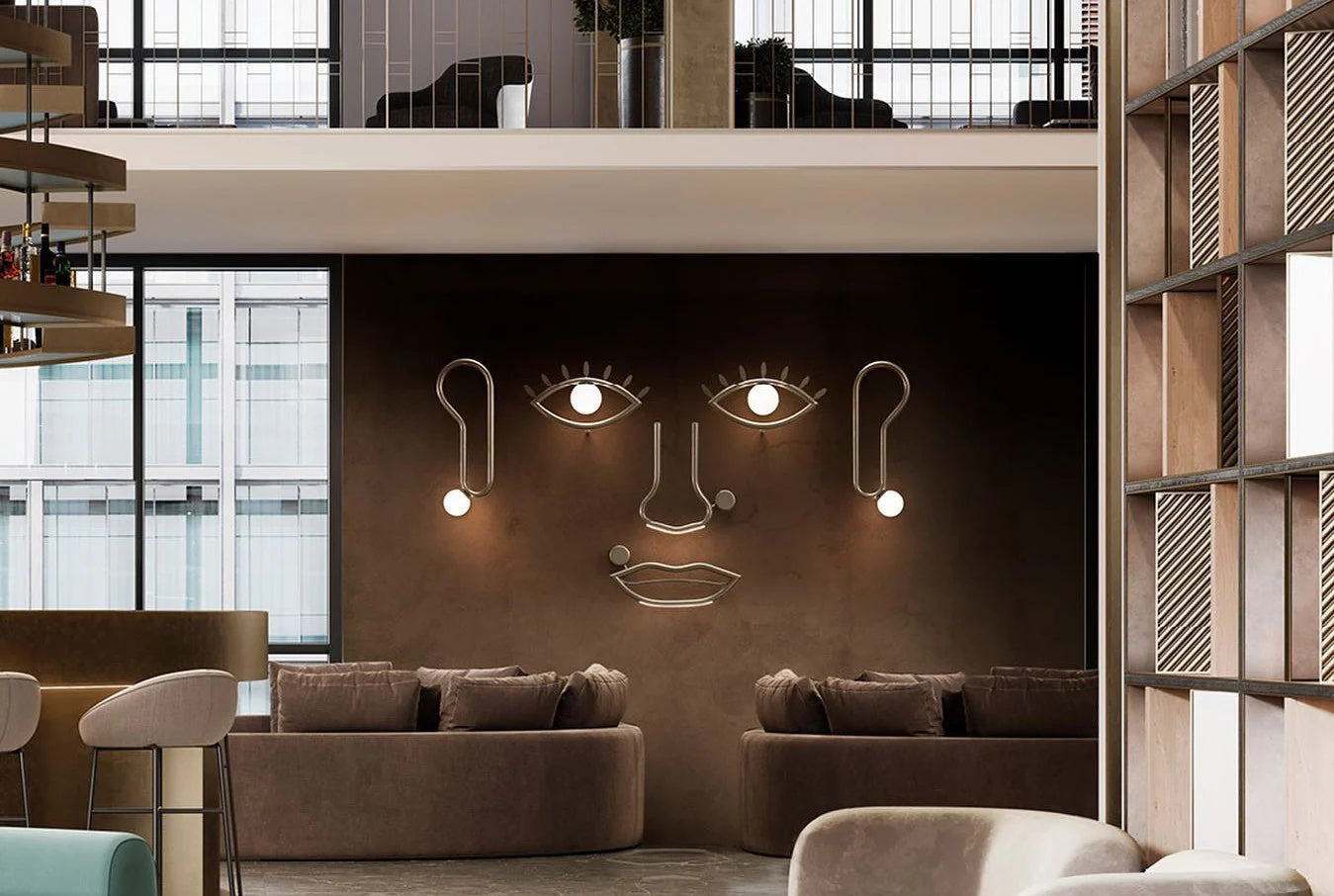 Oldore Individual Creativity Brass Glass Wall Lamp - Letslighting