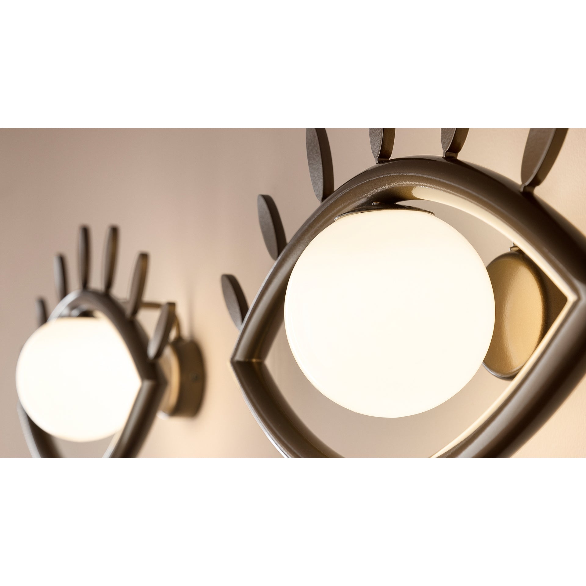 Oldore Individual Creativity Brass Glass Wall Lamp - Letslighting