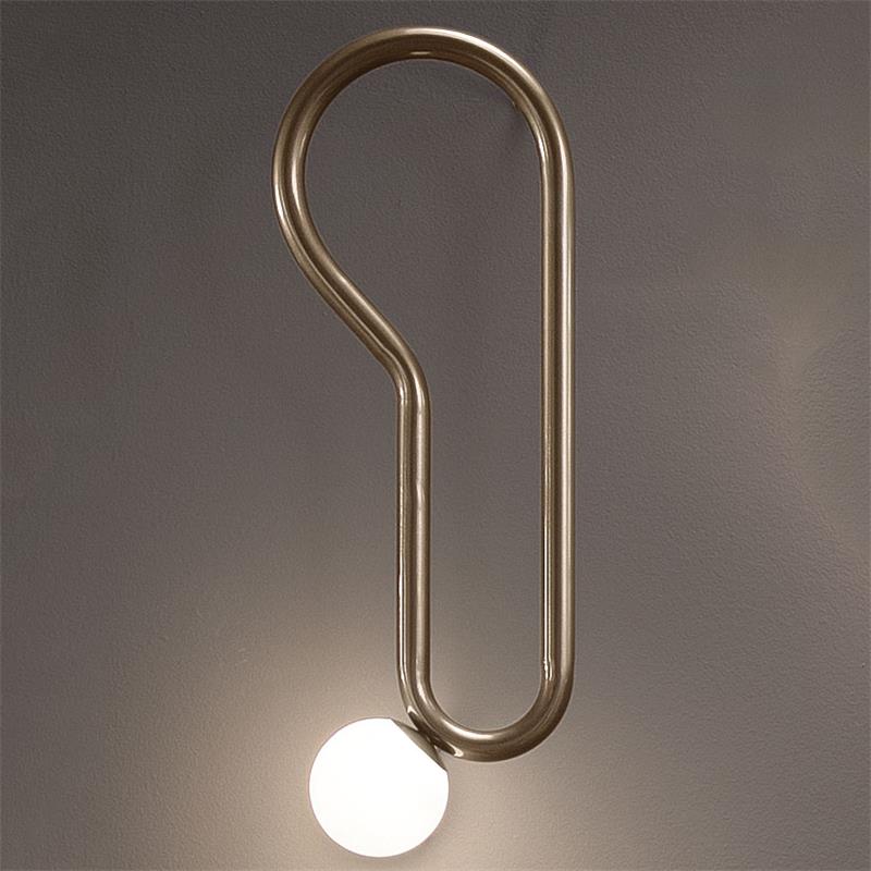 Oldore Individual Creativity Brass Glass Wall Lamp - Letslighting