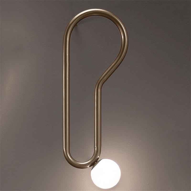 Oldore Individual Creativity Brass Glass Wall Lamp - Letslighting