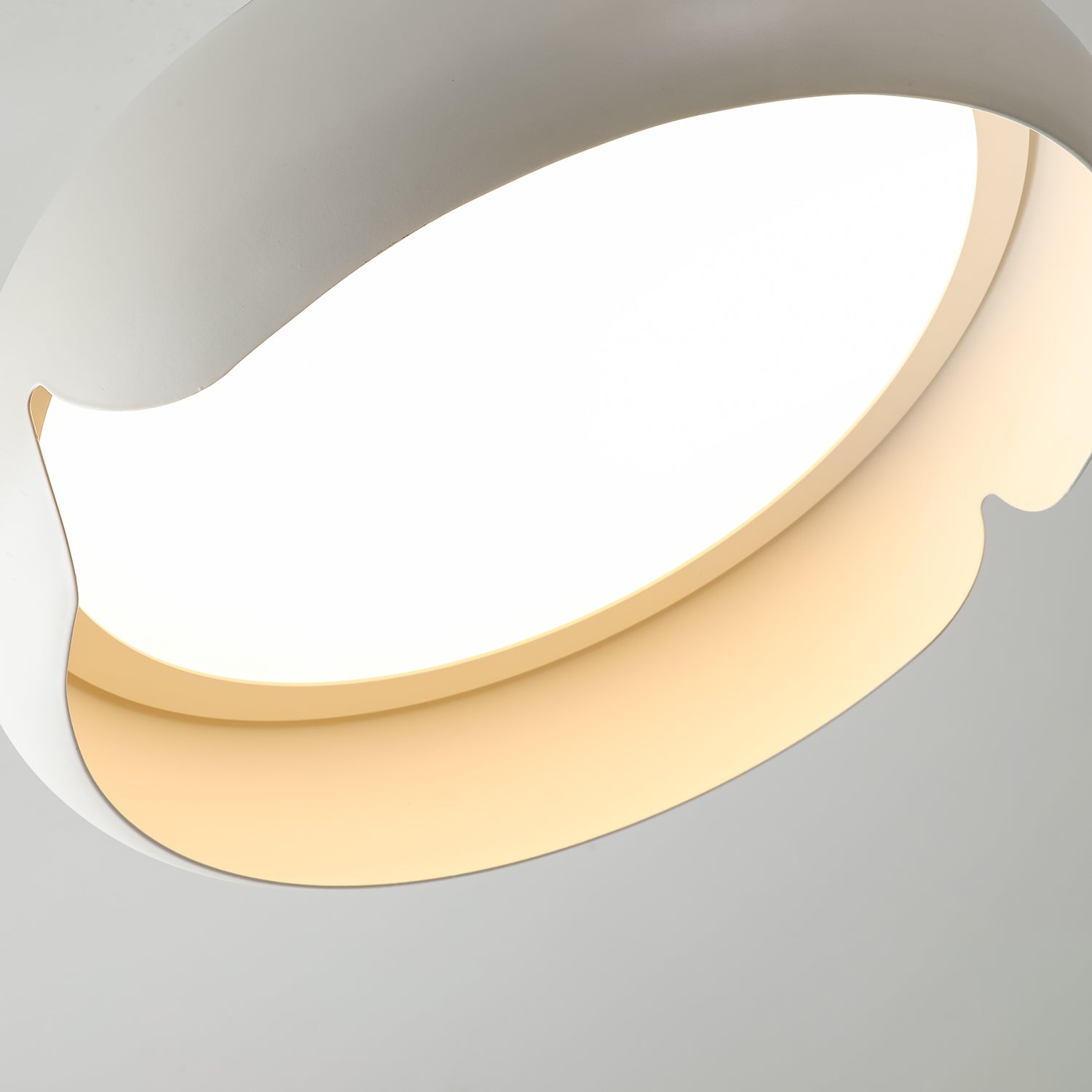 Cat Ceiling Light Glossy Dome Wood Ears - Letslighting