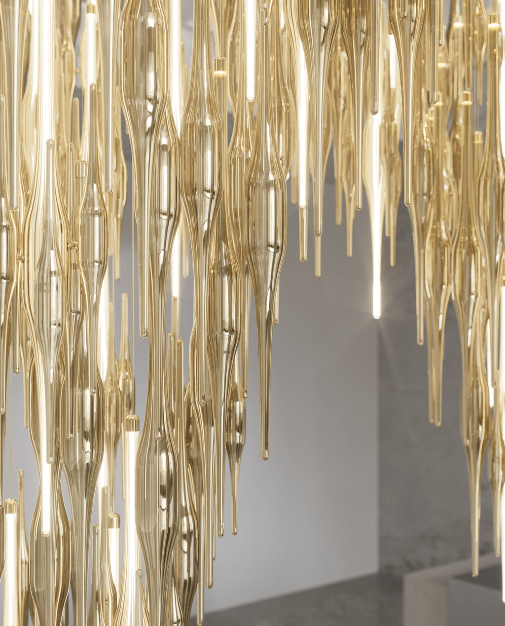 Vitara Glass Drop Customize Chandelier - Letslighting