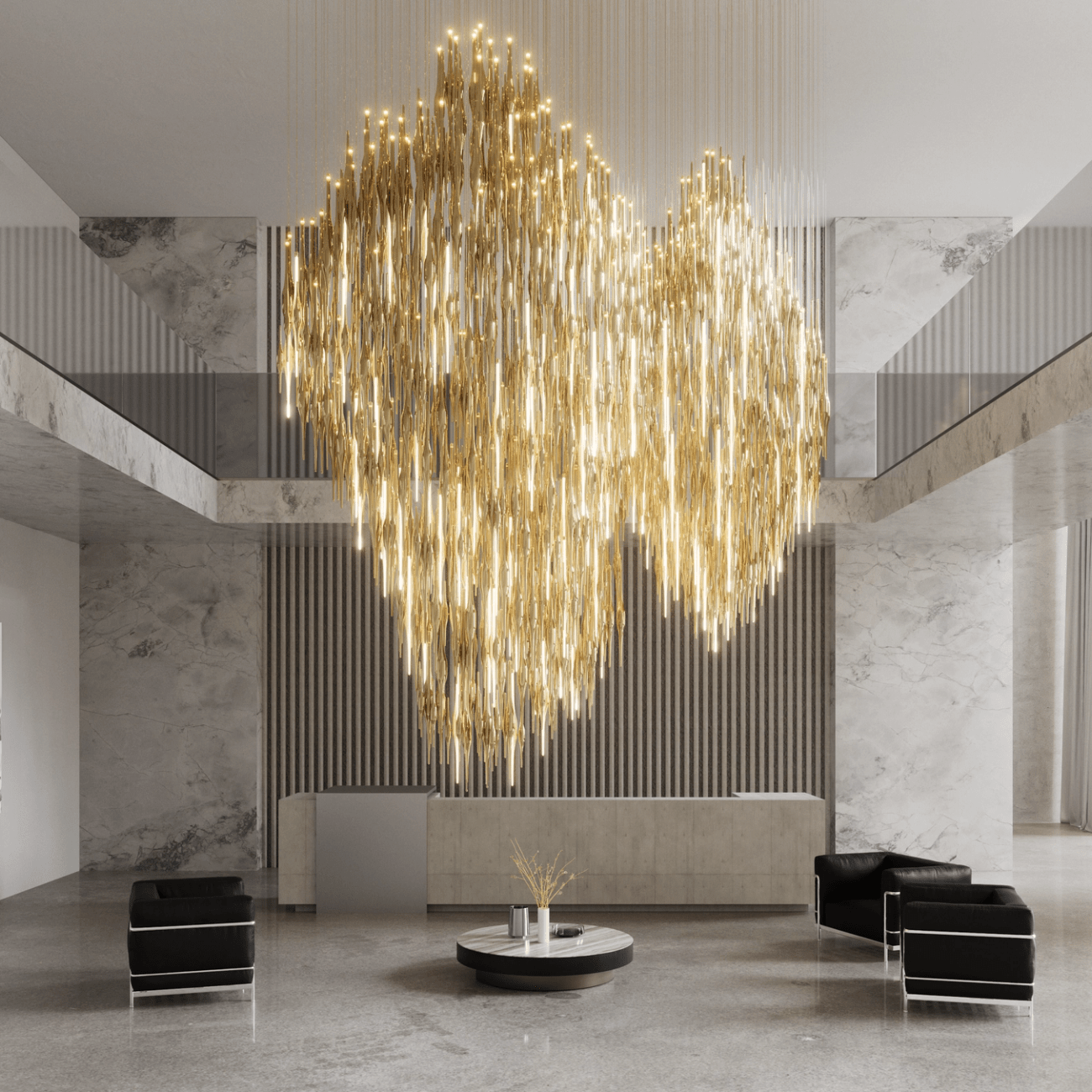 Vitara Glass Drop Customize Chandelier - Letslighting