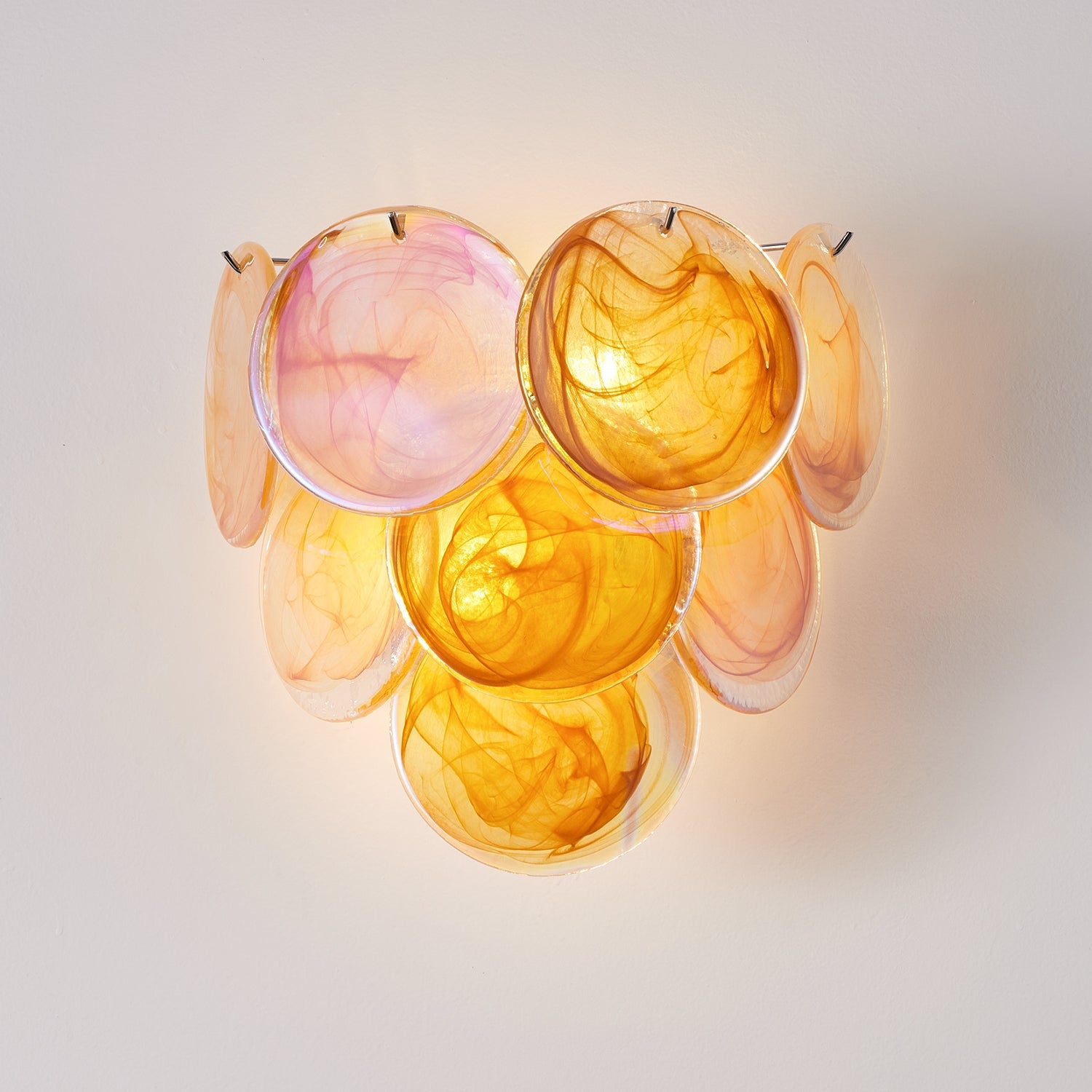 Vivelle Wall Light Ethereal Glass Petal - Letslighting