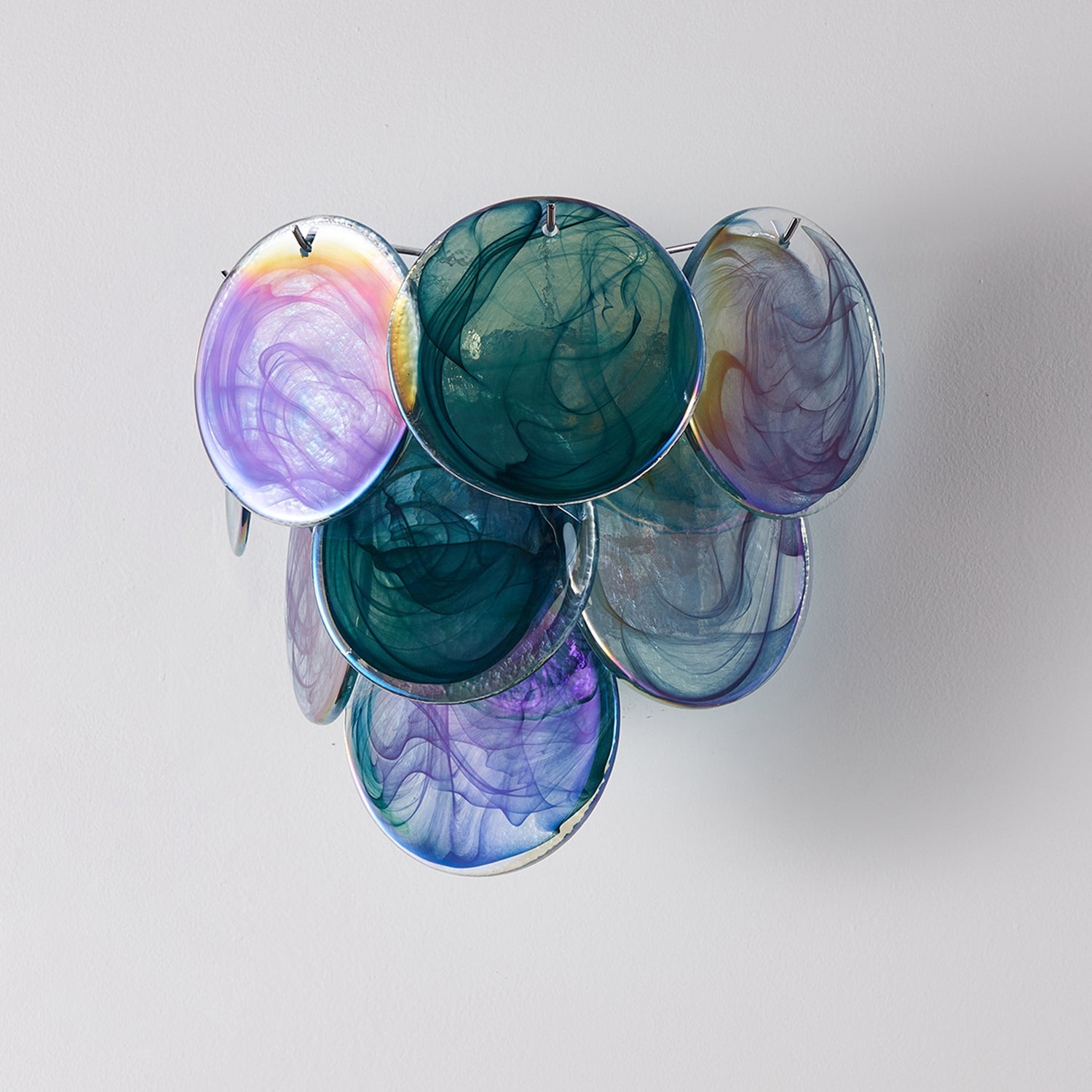 Vivelle Wall Light Ethereal Glass Petal - Letslighting
